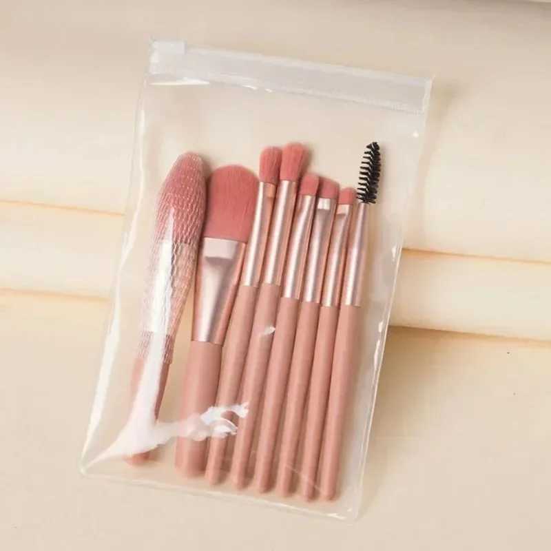 8Pcs Eyeshadow Foundation Blending Makeup Brush Portable Soft Fluffy Cosmetics Concealer Makeup Brush Professional Make Up Tool M240820