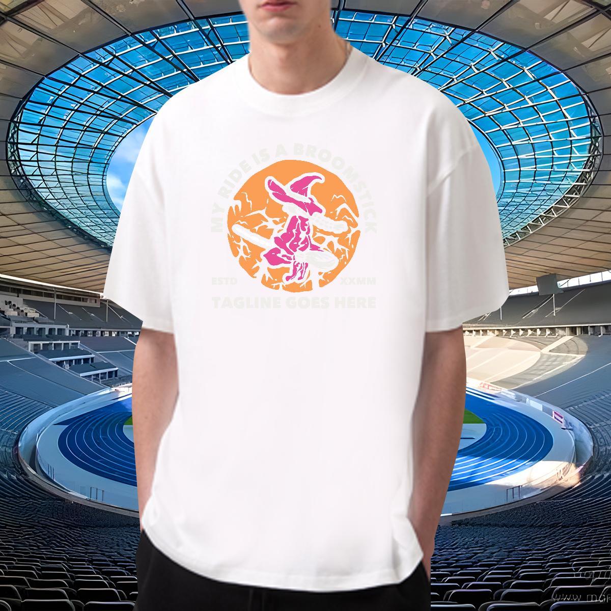 Popular Men Clothes T-Shirt Beach 230g Cotton Customized Print Breathable Crew Neck letter Men T Shirts DIY Tee Shirt