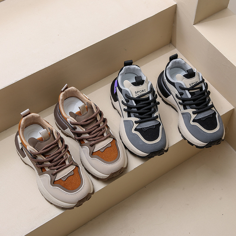 Ddmysports Instagram Korean Version New Dad Shoes For Women In Spring Student Sports Running Casual Thick Soles Increased Height C OUTDOOR