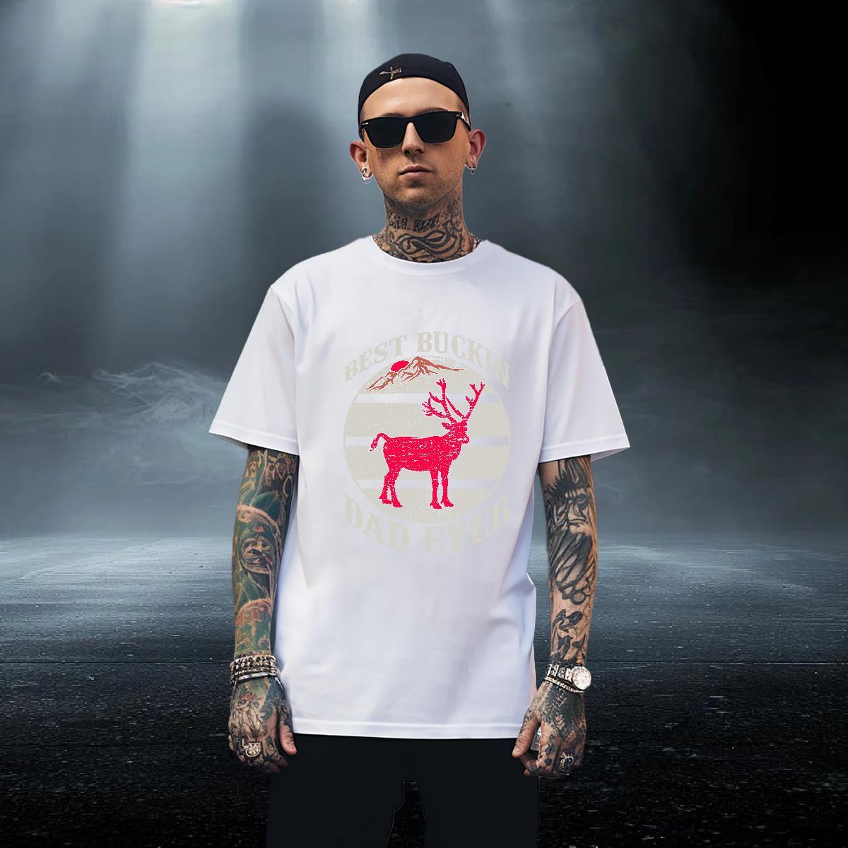Designer Tshirt for Man Woman Casual 100% Cotton 230g Custom Print Oversized O-Neck Short Sleeve deer T Shirt For Man New Arrival Wear