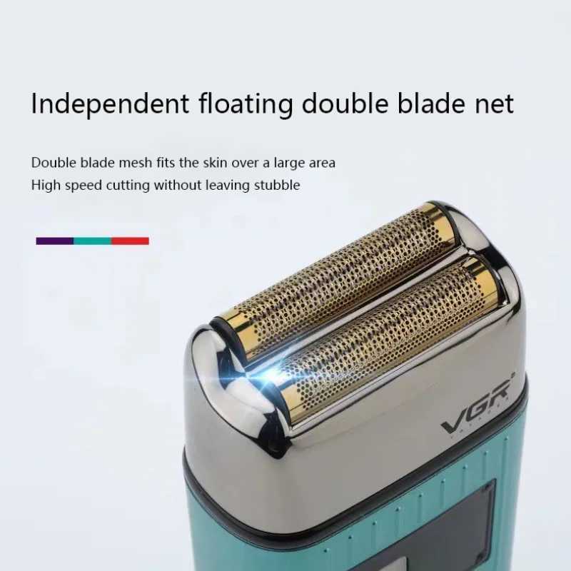 VGR multifunctional shaver electric shaver rechargeable mens shaver beard trimmer V-357 W240819