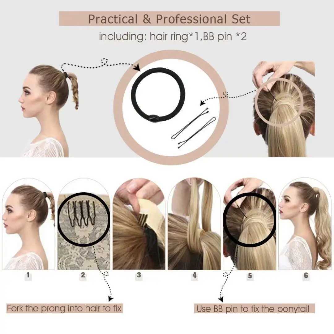 VeSunny ponytail human hair 14-22 high gloss ponytail extension 100% real human ponytail hair extension 80g/set female W240817
