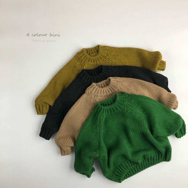 Winter boys knitted sweaters childrens cotton clothing childrens ultra-fine sweaters childrens girls cardigans knitted tops W240820