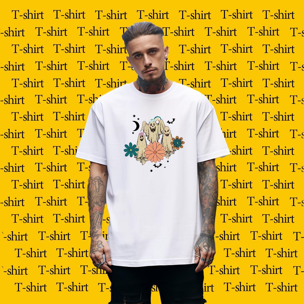 Fashion Design demon Tshirt for Man Woman 230g 100% Cotton T shirt Anime Print Street Wear Breathable Crew Neck High Quality Tee Shirt