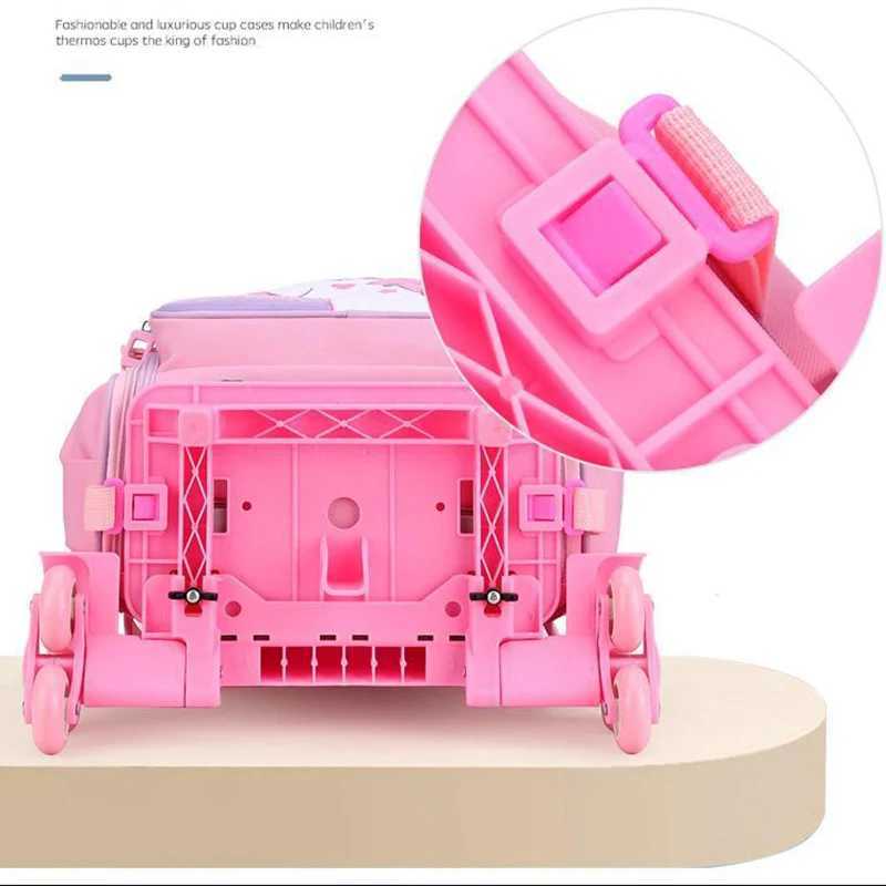 New Space Schoolbag Trolley Estuches Escolares Primary School Student Backpack Rolling Back Packs Bag for Women Bagpack Borse Y240820