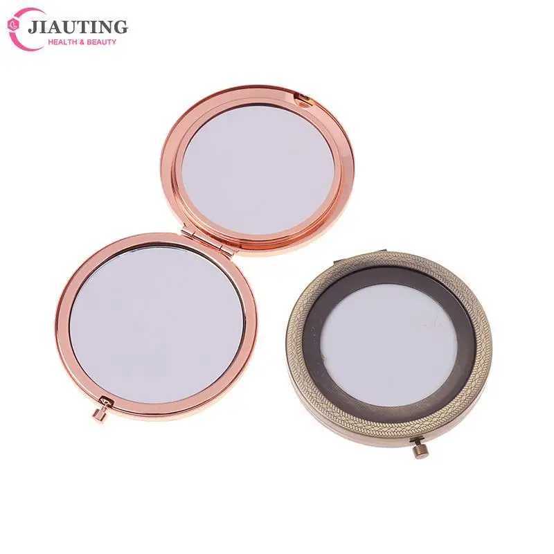 Foldable Cosmetic Hand Mirror Makeup Mirror Magnify Foldable Double Pocket Small Makeup Mirror For Travel Beauty Cosmetic Tool Y240819