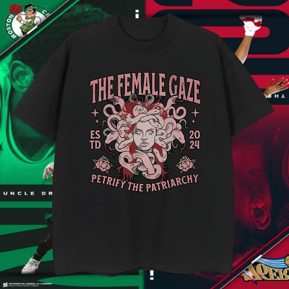 T Shirts Men 100% Cotton 230g Femme fatale Daily Outfit Short Sleeve Soft Cartoon Printing L-4XL Men Tees Classic Brand Tops Shirt