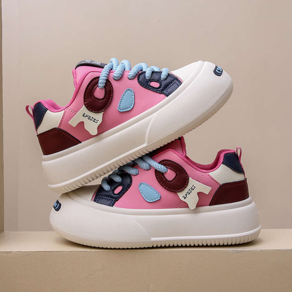 Ddmysports Little White Female Spring New Student Korean Edition Instagram Trendy Versatile Thick Sole Board Sports And Casual Shoes K OUTDOOR