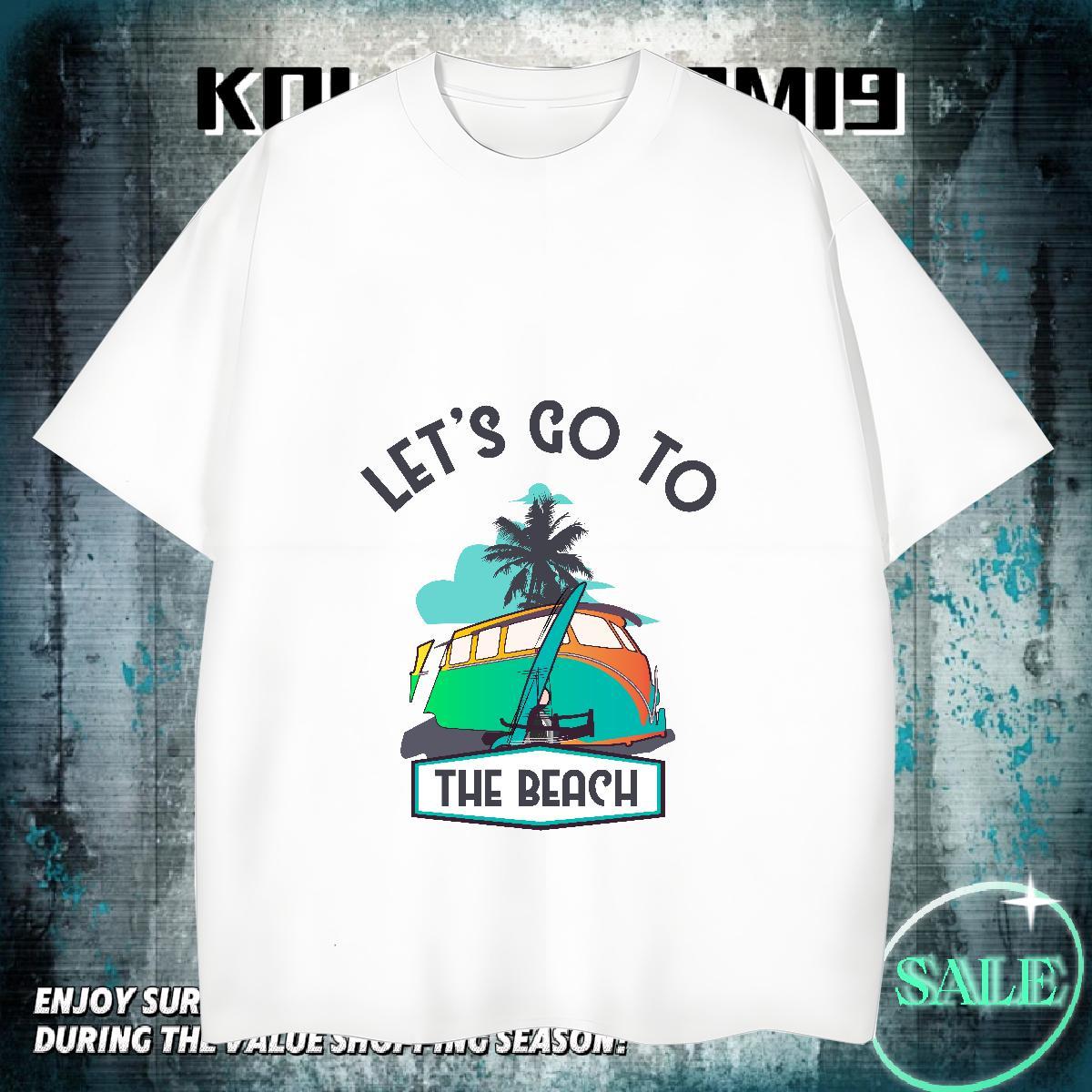 High Quality Couples T Shirts Sports Casual 230g 100% Cotton Floral Print Round Neck Short Sleeve beach T Shirts Men New Designer Clothings