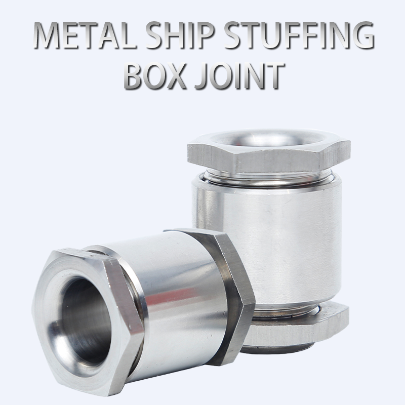 Marine-Grade Stainless Steel Stuffing Box with Cable Seal Durable Waterproof Connection (Models TJ8/13/16/19/24)