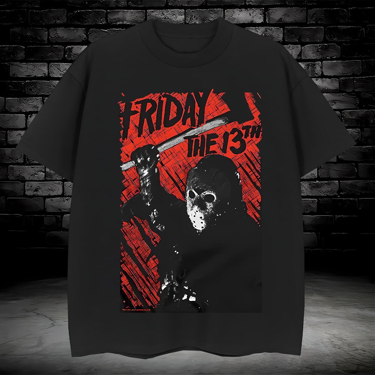 Mens T Shirts 230g Cotton scary Street wear Hip Hop Breathable Short Sleeve Custom Print Plus Size Tshirts 2024 New Cool Tee Shirt