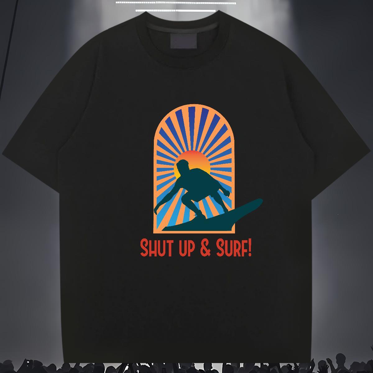 Classic sea 230g 100% Cotton Mens Tshirts Casual Breathable Crew Neck T shirt Customized White Plus Size Tops Shirt