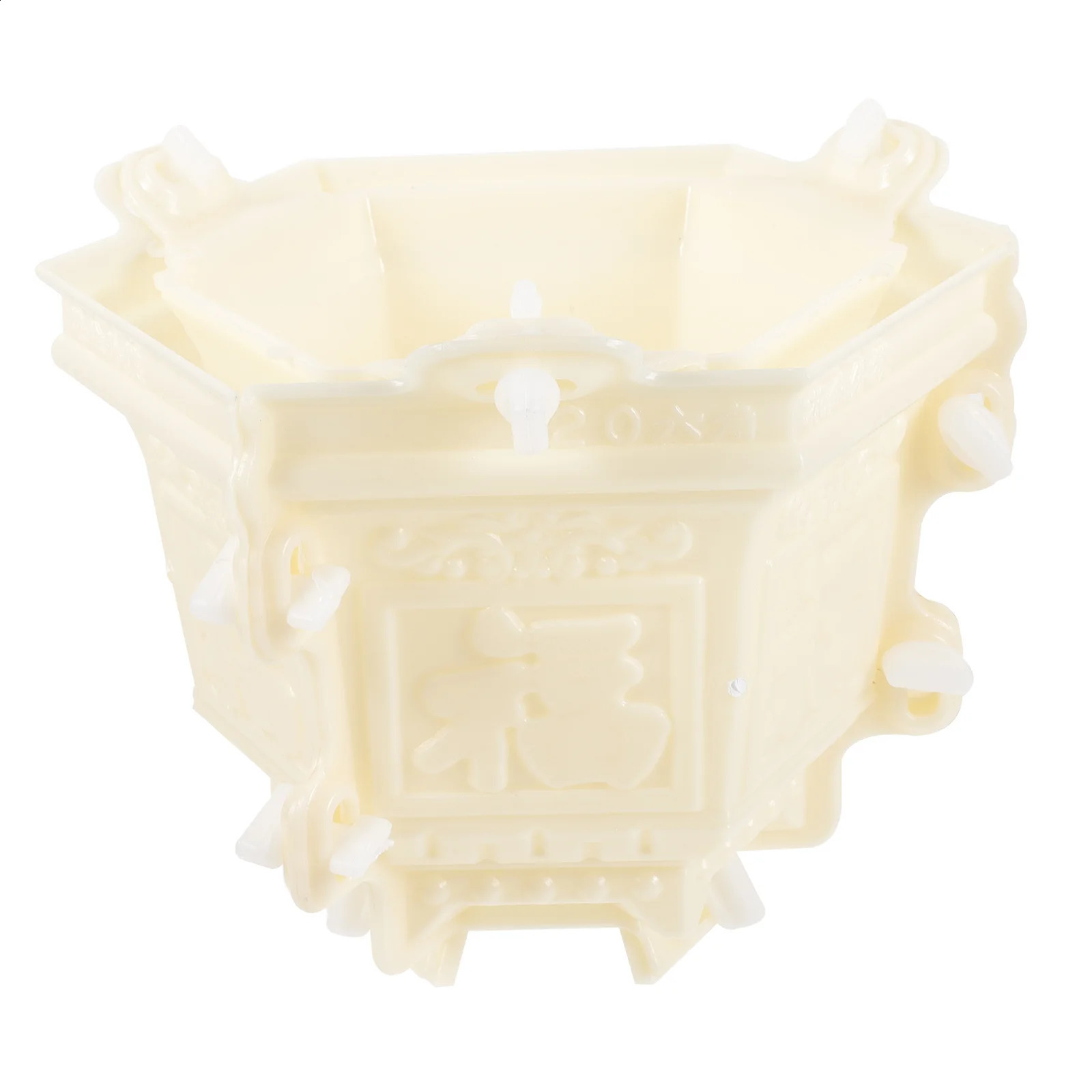 Plastic Mold Flower Pot Crafts Cement DIY Home Decor Bonsai Planter Making Shape Storage Case Flower Concrete Mould Pot Molds 240819
