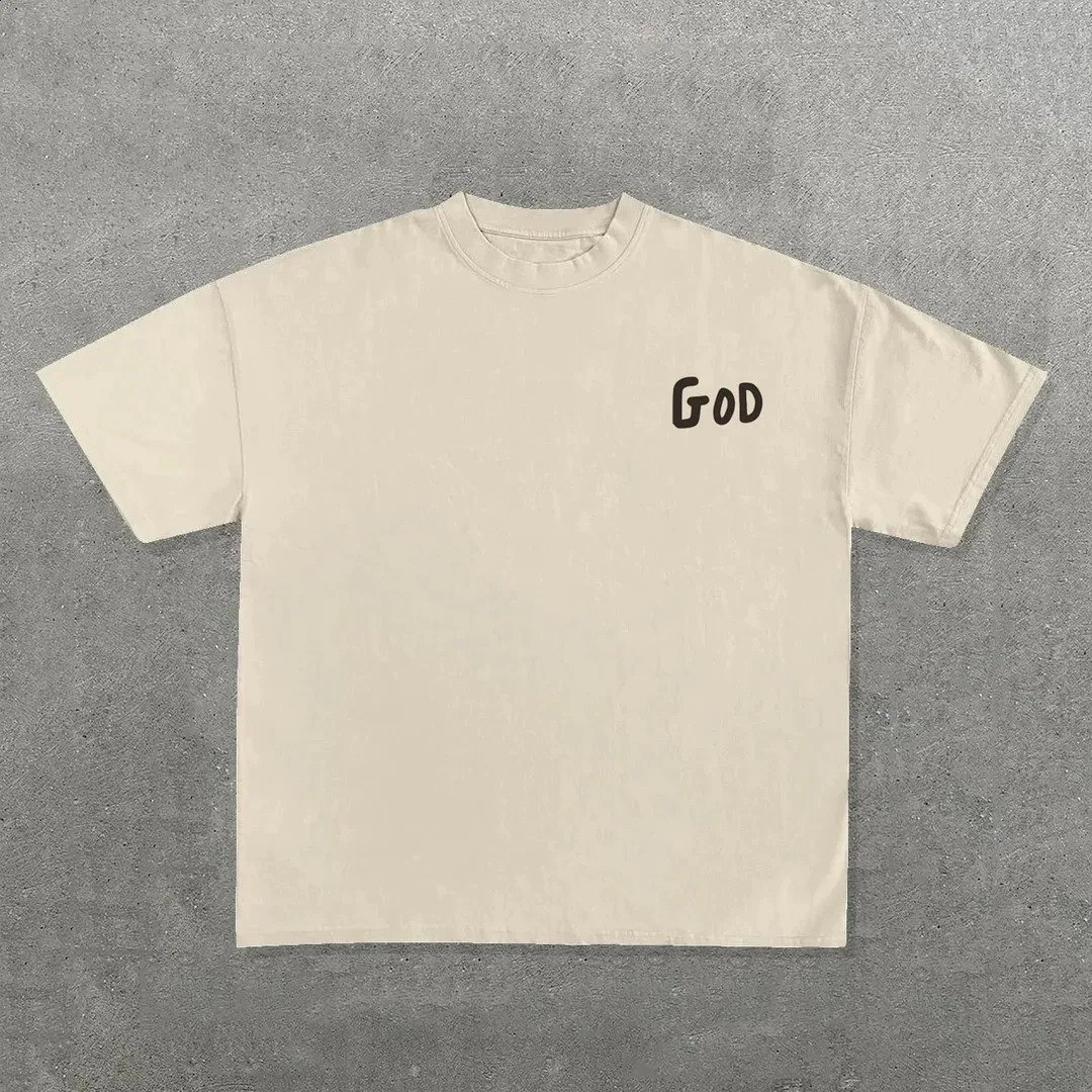 Y2k Tshirt Harajuku Hip Hop Alphabet Graphic Printing Extra Large Mens Gothic Round Neck Cotton Short Sleeve Top 240819