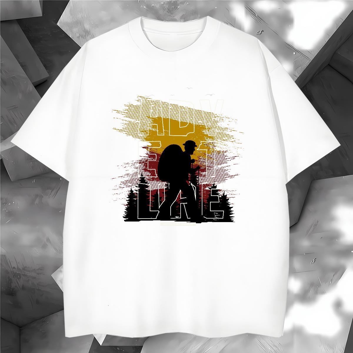 Stylist Men Clothes T-Shirt on foot Street wear Hip Hop 230g 100% Cotton Tees O-Neck Short Sleeve Free Shipping Man T Shirts DIY Anime