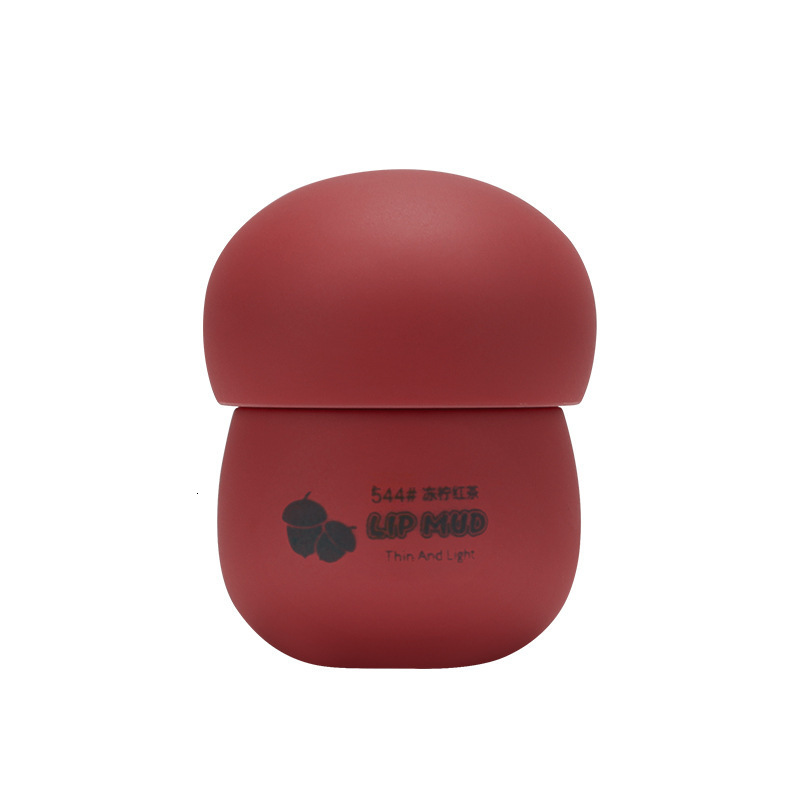 NOVO Mushroom Milk Can Mud Velvet Matte Cheek Dual Use Waterproof and Not Easy to Fade Student Affordable Lip Glaze