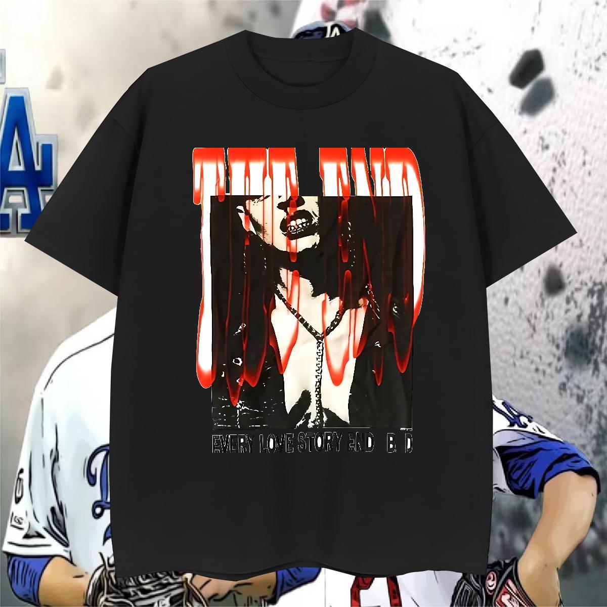 T Shirt For Man 230g Cotton scary Home Outdoor Pure Cotton Custom Printed Mens Tshirts Designer Fashion Cool Polos