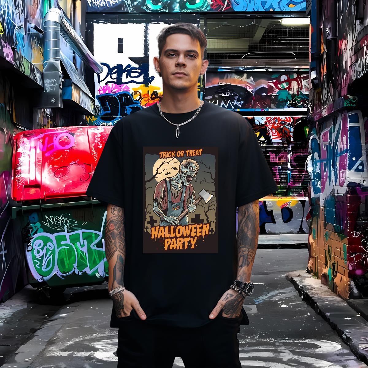 Fashion Casual Couples T Shirts skull Hip Hop Street 230g 100% Cotton Tee Shirt O Neck Short Sleeves Free Shipping T Shirts Men Custom Cartoon
