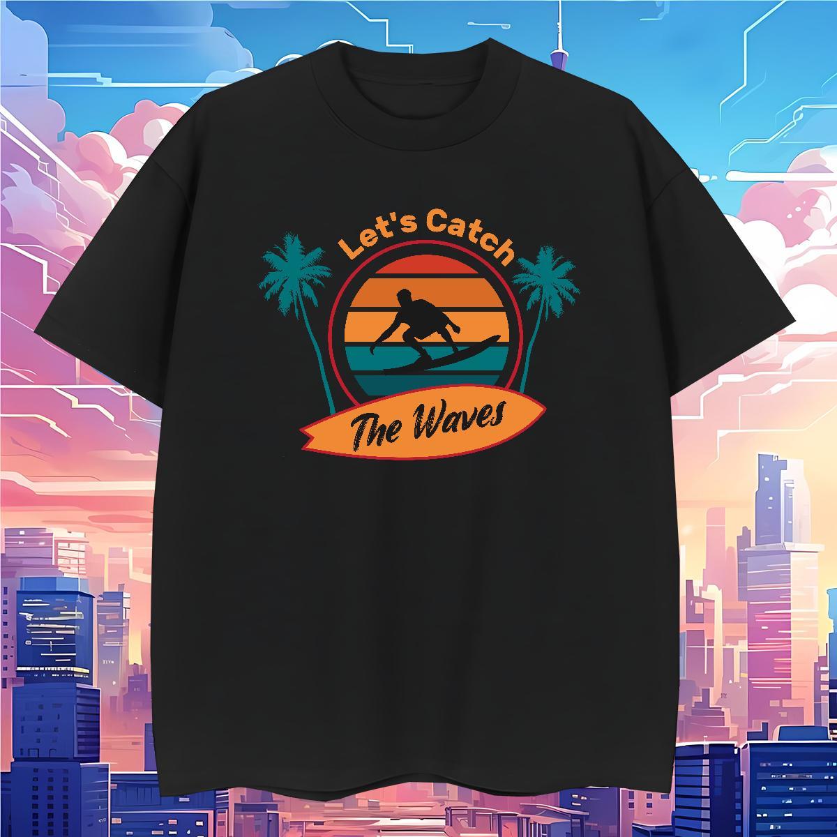 TOP Quality beach 100% Cotton 230g Men Tops Tees Daily Outfit Breathable Short Sleeve T-Shirts 2024 Black White Polos