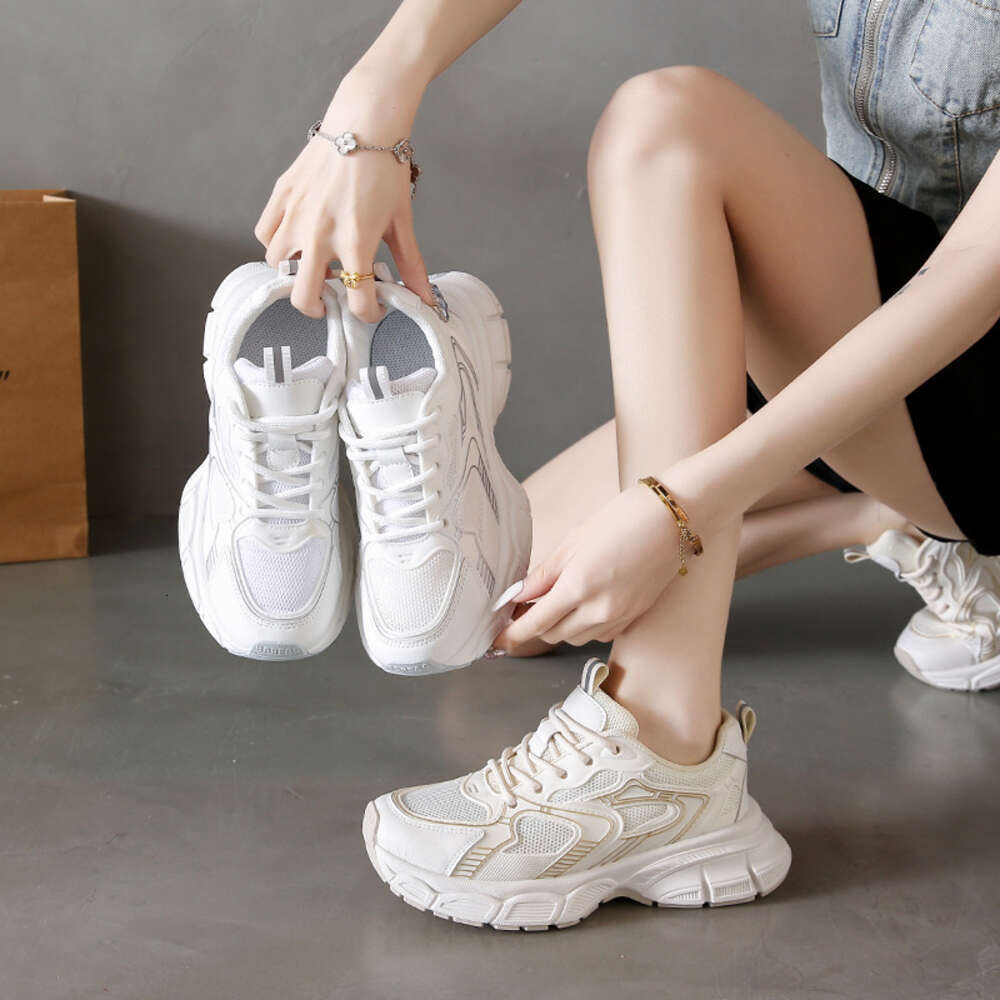 Ddmysports Instagram Korean New Dad Summer Sports Running Casual Thick Sole Eightening Women S Shoes DS OUTDOOR