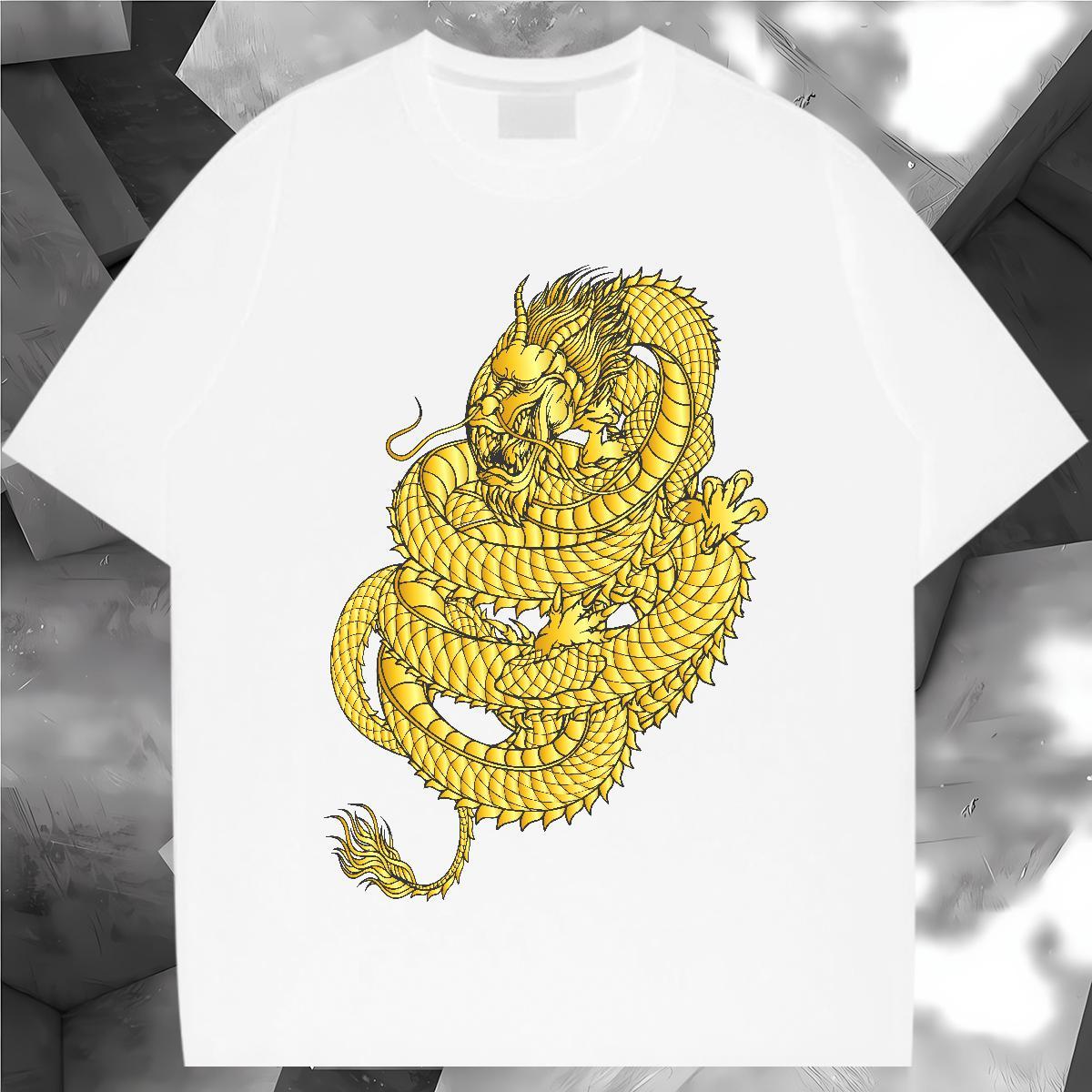 Loose Fit fierce Men T Shirts Beach Men Tees 230g 100% Cotton Classic Pure Cotton Custom Cartoon Tees Shirts