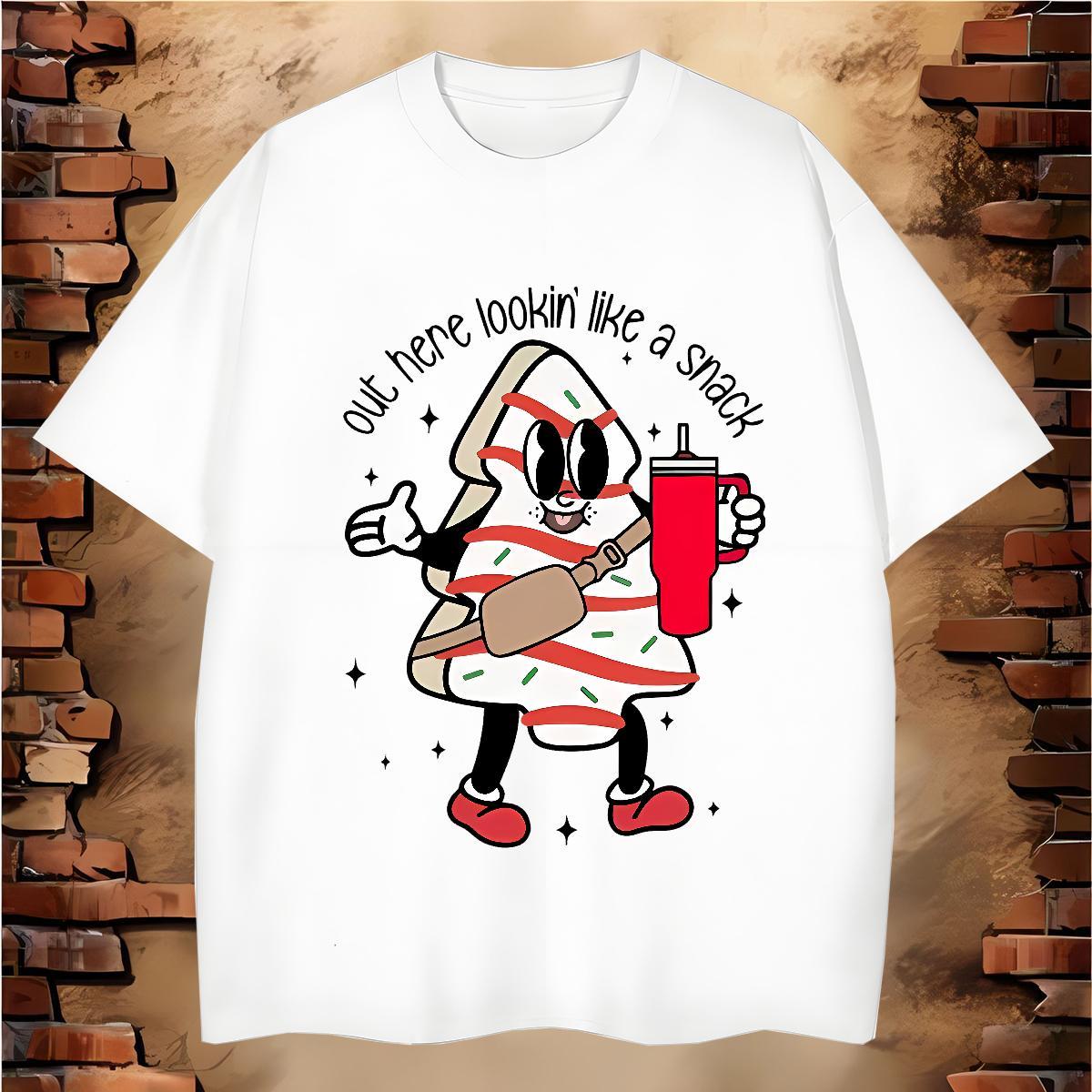 2024 DIY Men Tops Tees cartoon Street Casual 230g Cotton Clothes Breathable Soft Loose Fit Mens T Shirts Custom Printed