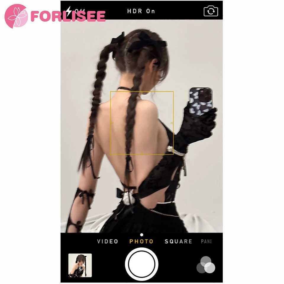 FORLISEE synthetic wig braid natural spicy girl braid fried dough twisted long braid can be tied high ponytail boxing braid W240817