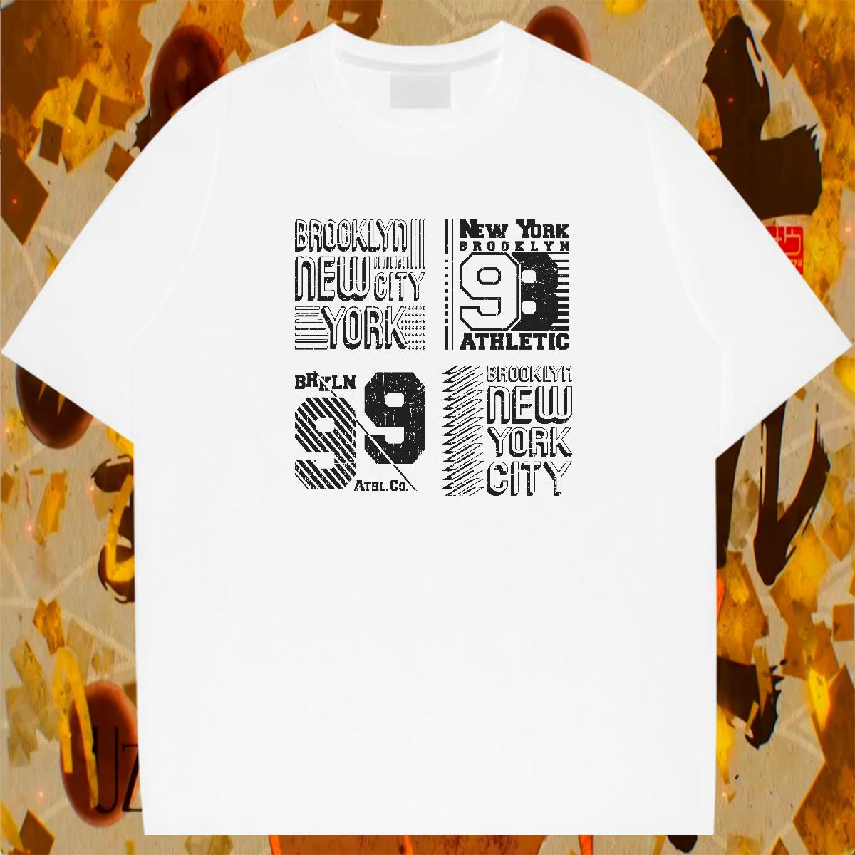 Brand Men Tops Tees Sports Casual 100% Cotton 230g Black White Breathable Soft letter Mens T Shirts Factory Direct Tops Shirt