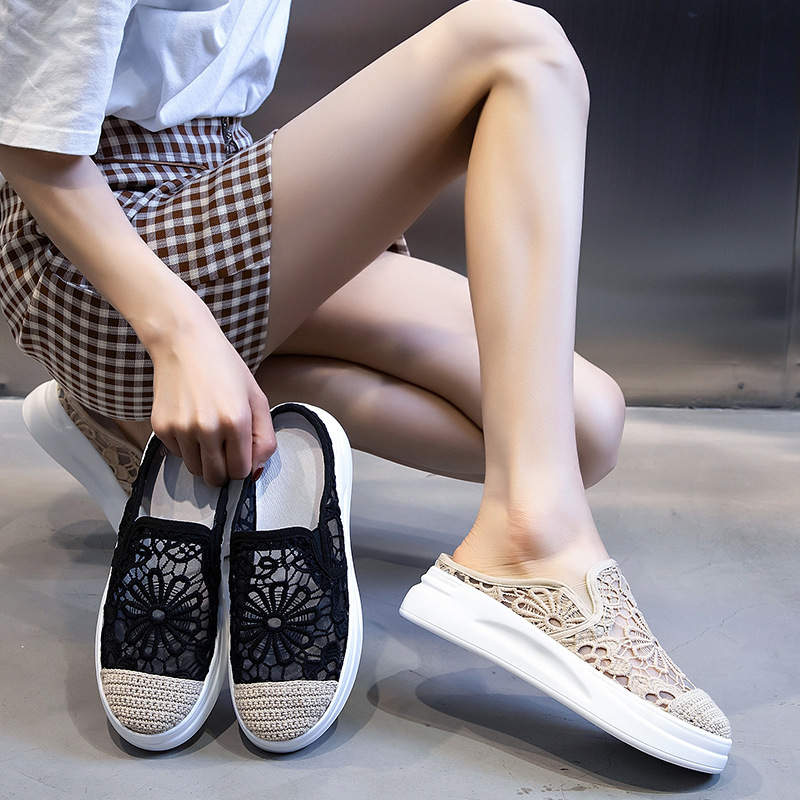 Ddmysports Fisherman S Half Slippers Summer Outerwear New Style Fashionable Lightweight Casual Flat Bottomed Women Shoes And Sandals OUTDOOR
