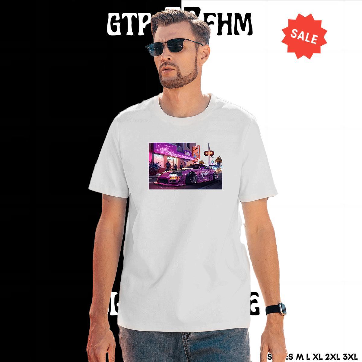 Cool Men Tees Hip Hop Street 230g Cotton Plus Size Cartoon Breathable Crew Neck beach Mens T Shirts 2024 Summer Tops