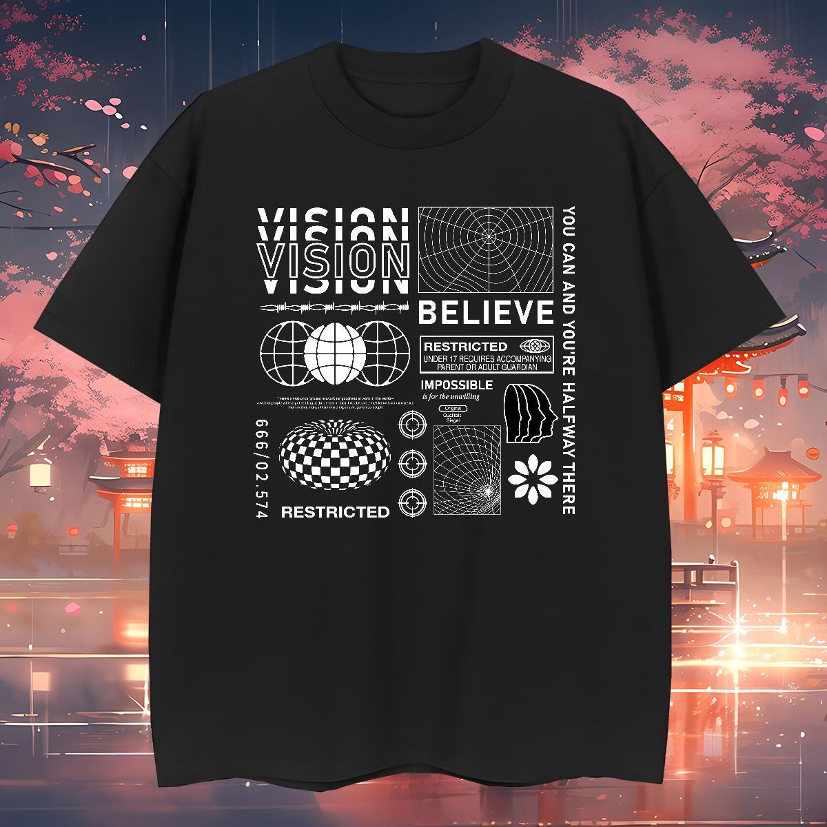 Classic letter T-Shirts for Men Beach Tshirt for Man Woman 230g Cotton Custom Breathable Cartoon Print Clothings