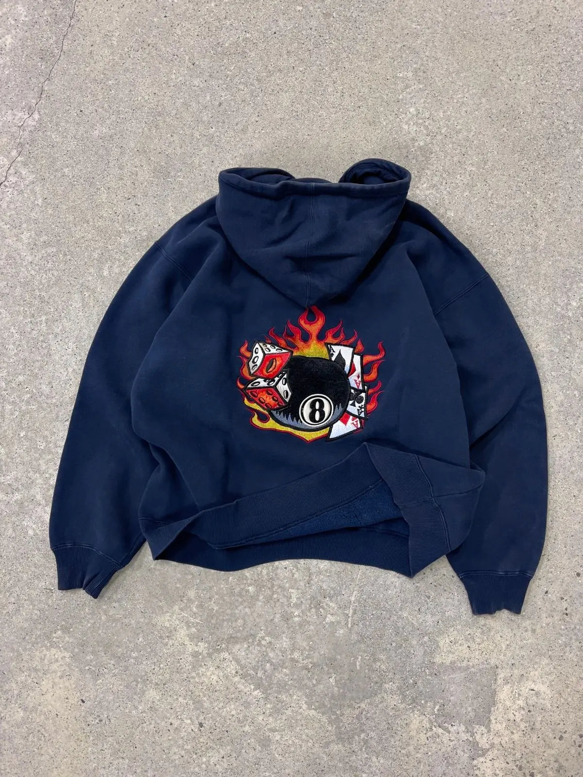 Streetwear Hoodie Y2K Hip Hop Embroidered Retro Oversized Hoodie Sweatshirt Mens Womens Gothic Pullover Hoodie Clothes 240819