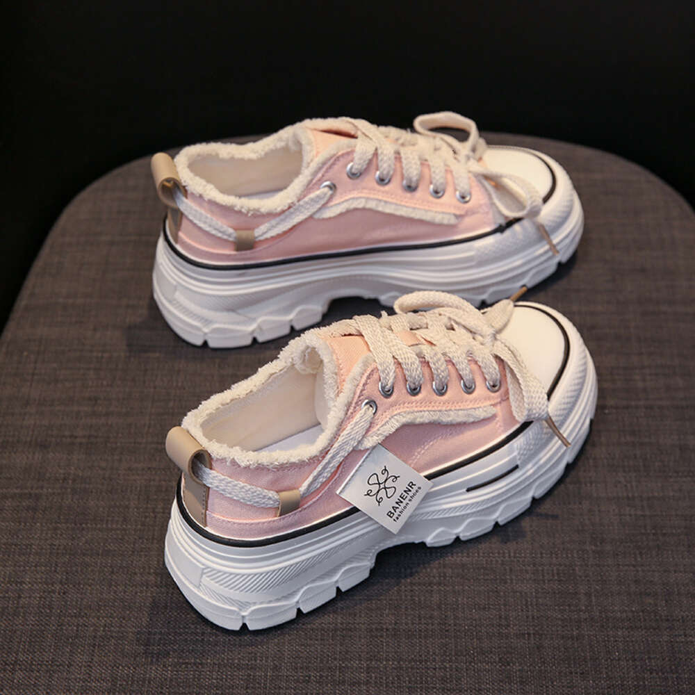 Ddmysports Thick Soled Summer New Instagram Korean Edition Little White Trendy Student Versatile Casual Board Shoes Female JB OUTDOOR