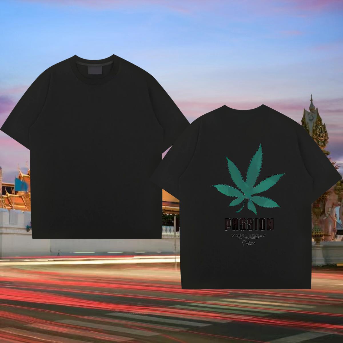 2024 DIY Men Tshirts tree Sport 230g Cotton Clothings Breathable Crew Neck Unisex T-Shirts for Men Custom Anime