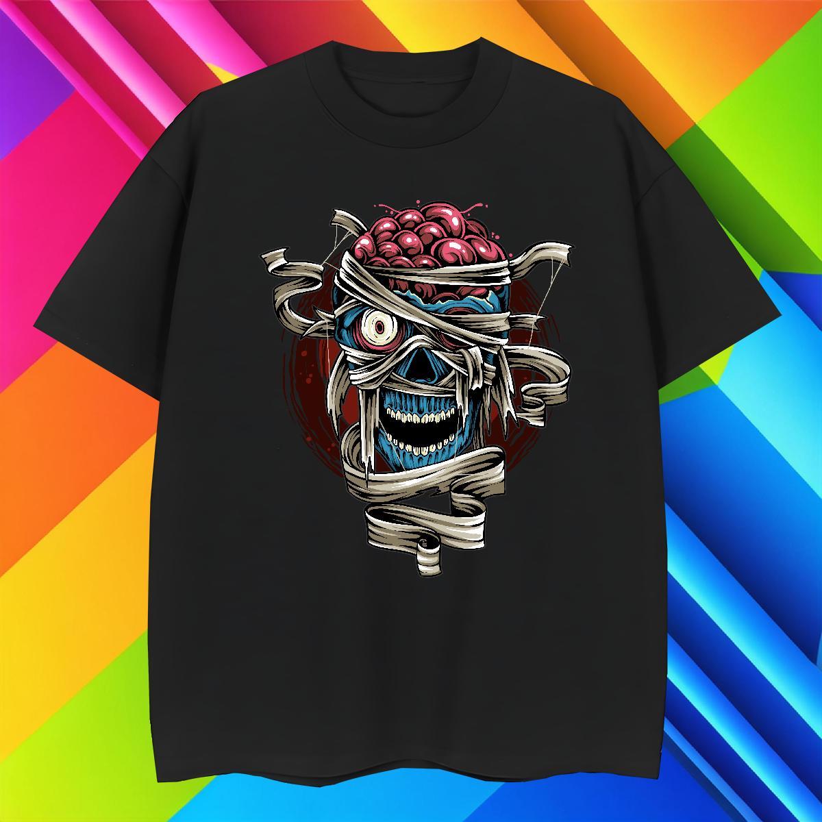 TOP Quality T shirt skull Pure Cotton Beach Custom Big Size 230g 100% Cotton Couples T Shirts Fashion Designer Tops