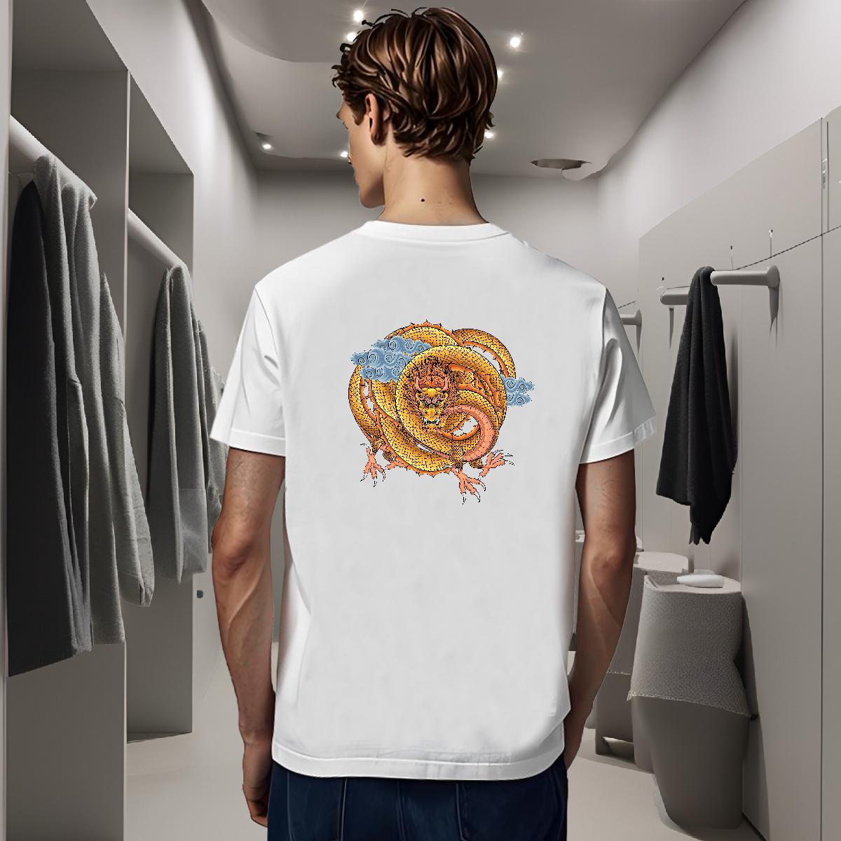 T shirt 100% Cotton 230g fierce Outdoor Breathable Crew Neck Custom Big Size Men Tshirts New Arrival Comfortable Clothes