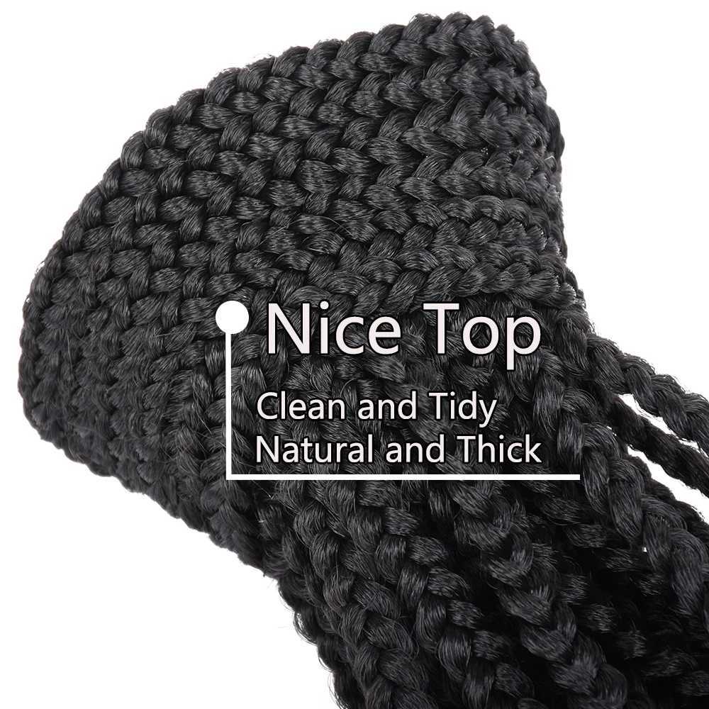 22 inch long box woven and brushed fake ponytail hair synthetic ponytail wig clip extends to black women W240817