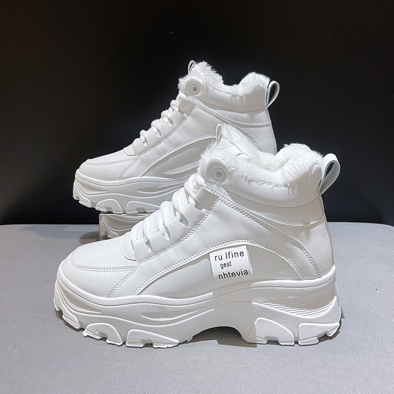 Ddmysports Spring New Korean Edition Dad Student Internet Popular Sports Female Leisure Thick Sole Elevated Shoes A OUTDOOR
