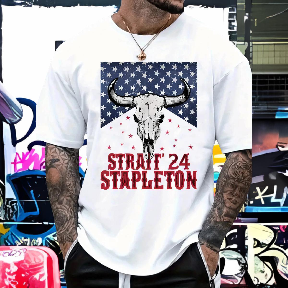 Classic T-Shirts for Men cow Breathable Street wear Hip Hop Asian Size 100% Cotton 230g Tshirts New Clothings