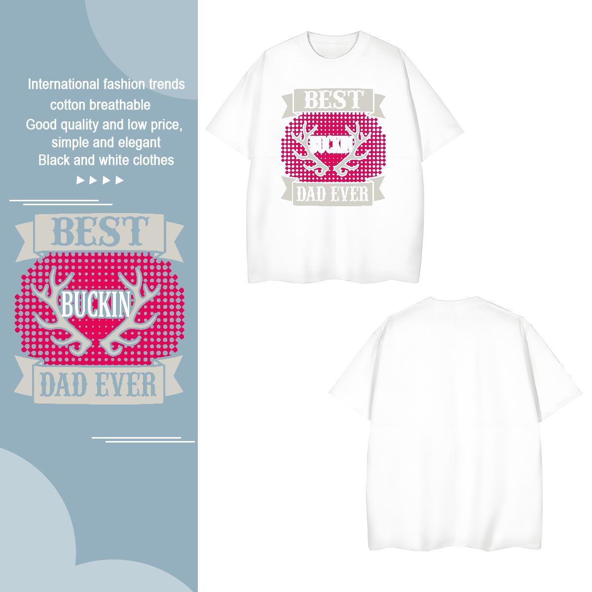 Classic letter 100% Cotton 230g Men Clothes T-Shirt Street Wear Breathable Short Sleeve T-Shirts for Men Designer Fashion Floral Print Tee Shirt