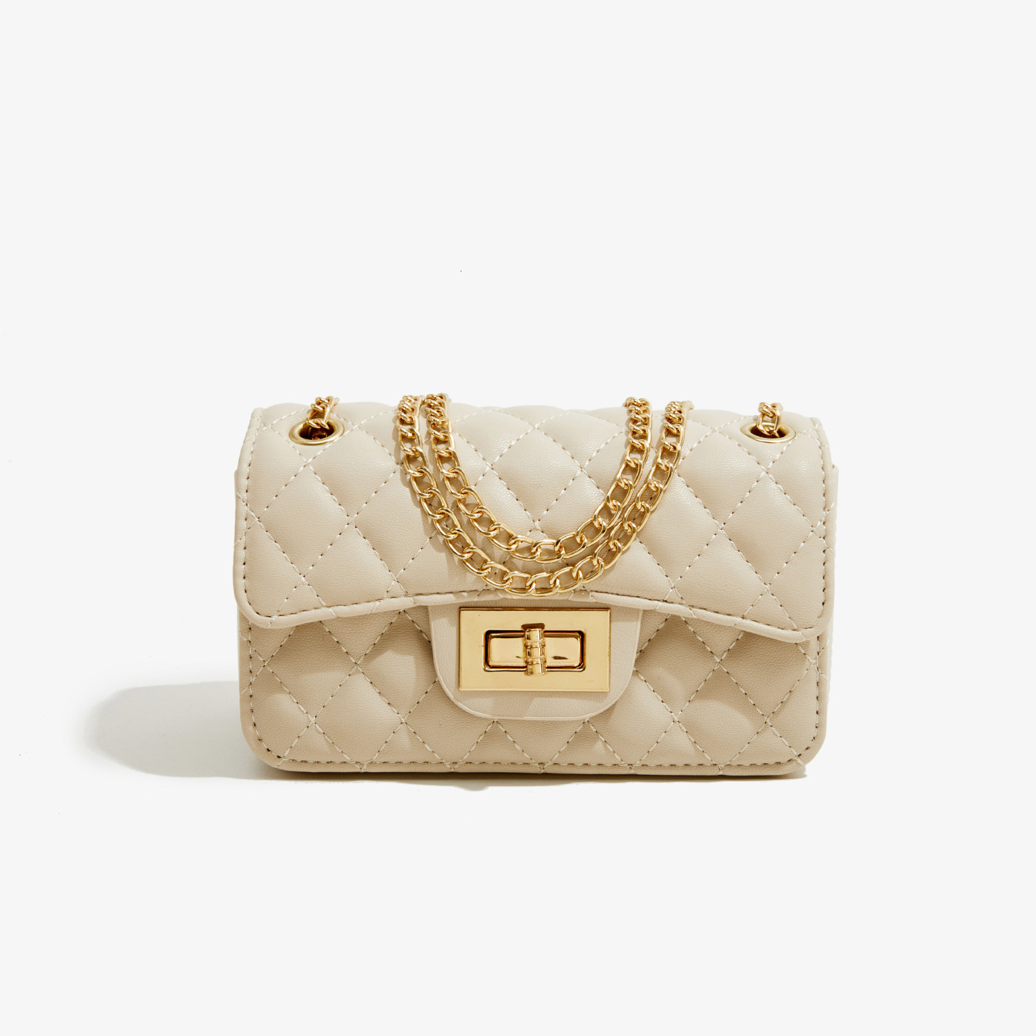 PU Single New Women's Cross Shoulder Small Square French Niche Commuter Bag 94471