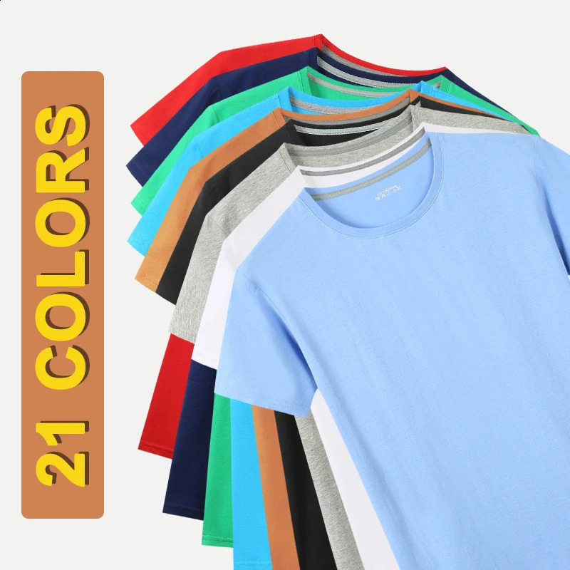 Long Sleeve T-Shirts Men Women 100% Cotton Summer Short Tees Solid Basic Soft Male Female Tshirt Slim Fit Plain Tee Shirt Autumn 240820