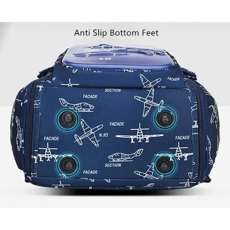 High Quality School Backpack for Boys Kids Bookbag Set with Lunch Bag Pencil Case Elementary School Bag Large Primary Book Bag Y240820
