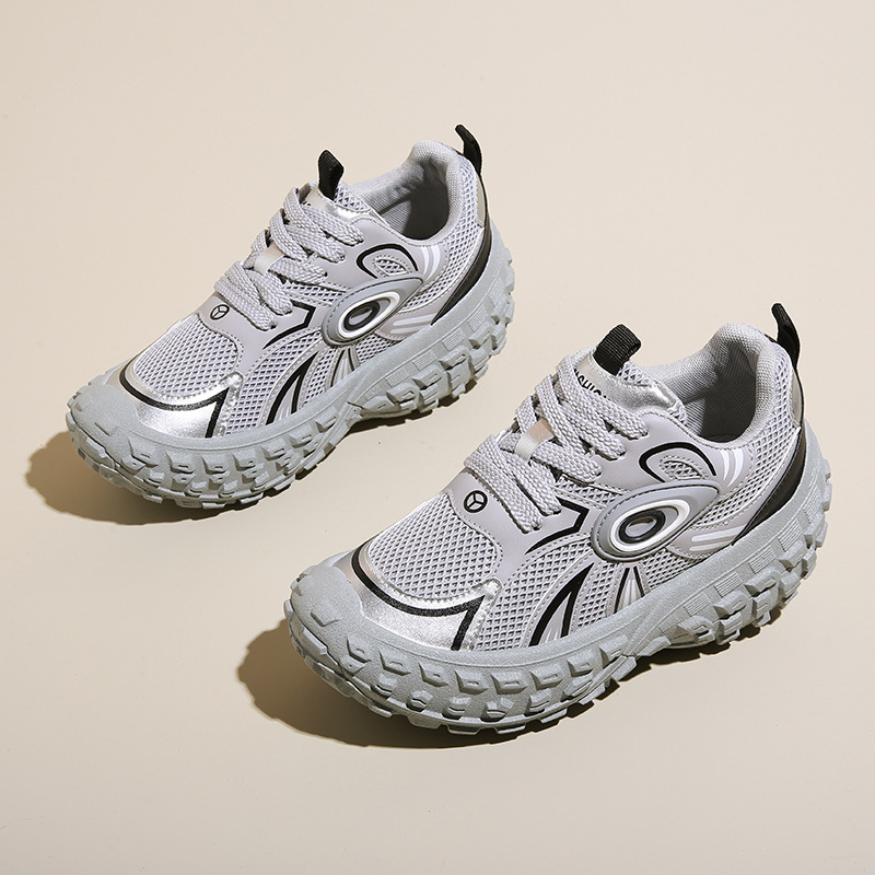 Ddmysports Instagram Korean Version New Dad Couple Spring Student Sports Running Casual Thick Soled High Rise Shoes L OUTDOOR