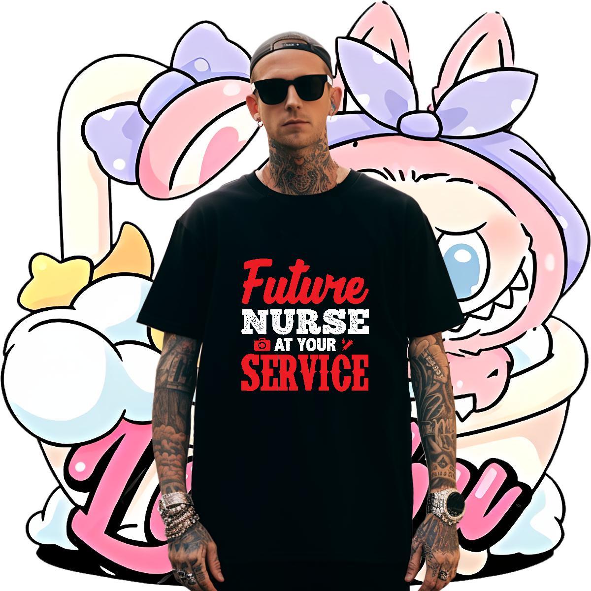 Loose Mens Tshirts Anime Printing Street 230g Cotton Black Oversized Breathable Soft future T-Shirts for Men New Tops Tees