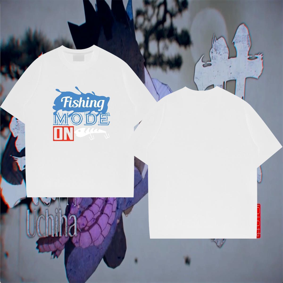 Free Shipping Tshirts Casual Daily Wear 100% Cotton 230g Custom Print Plus Size Breathable Short Sleeve fish T Shirts Men Designer Fashion Tee Shirt