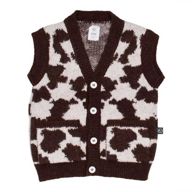 Childrens Sweater Vest Clothes Autumn Boys Girl Comfortable Fashion Casual Gentleman Tops Outdoor Kid WaistcoatXJ240819