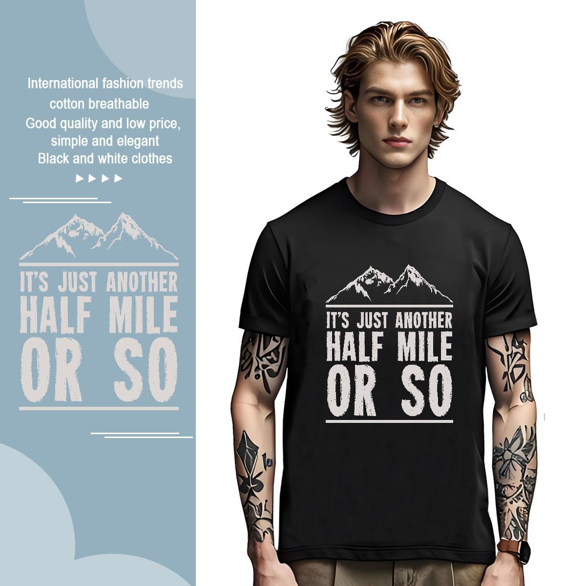 Loose Fit monogram 230g 100% Cotton Men Clothes T-Shirt Sports Casual Breathable Crew Neck T-Shirts for Men Fashion Oversized 3XL 4XL Tops Shirt