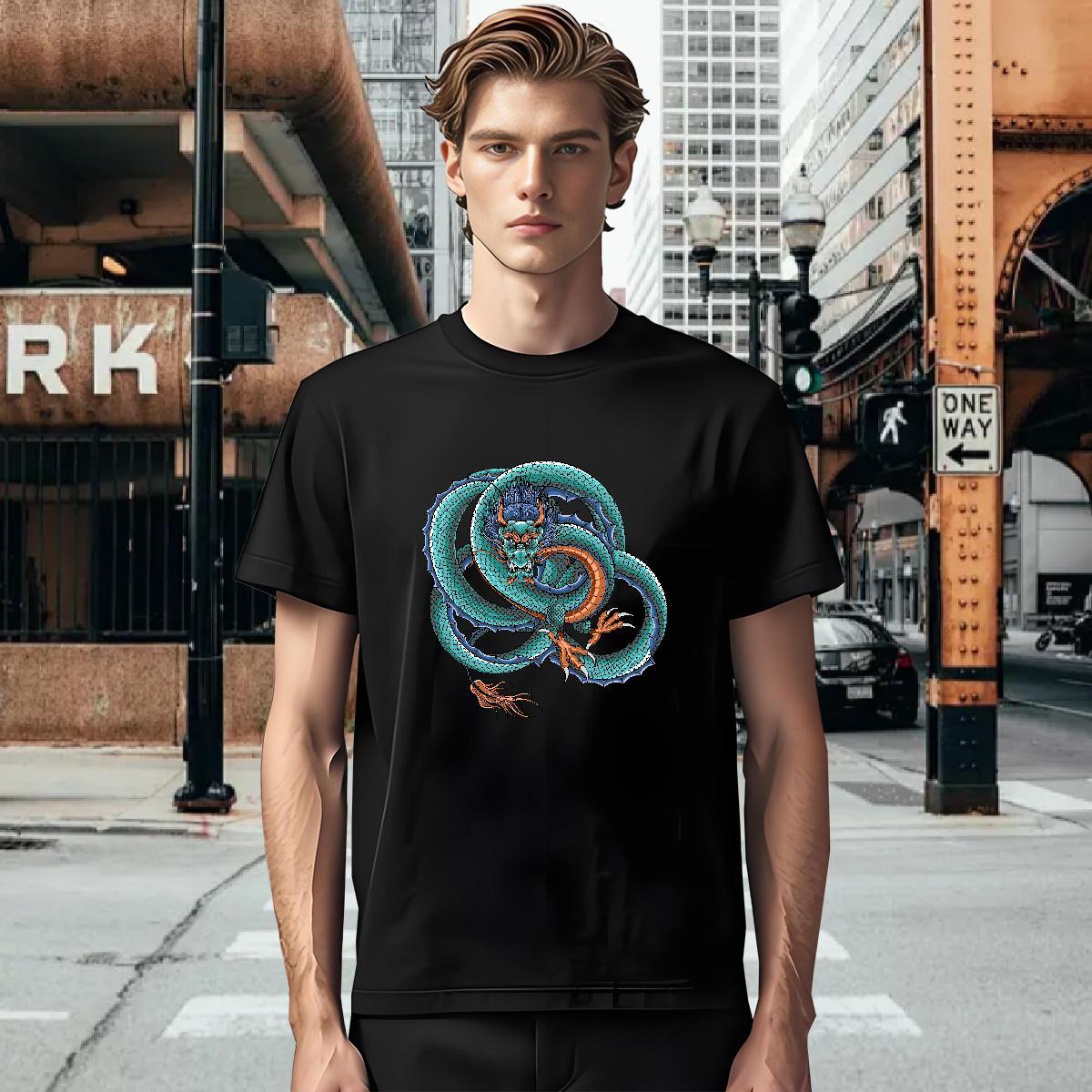 Men T Shirts 230g Pure Cotton angry Daily Wear Round Neck Short Sleeve Anime Tshirt for Man Woman Free Shipping Cool Tees