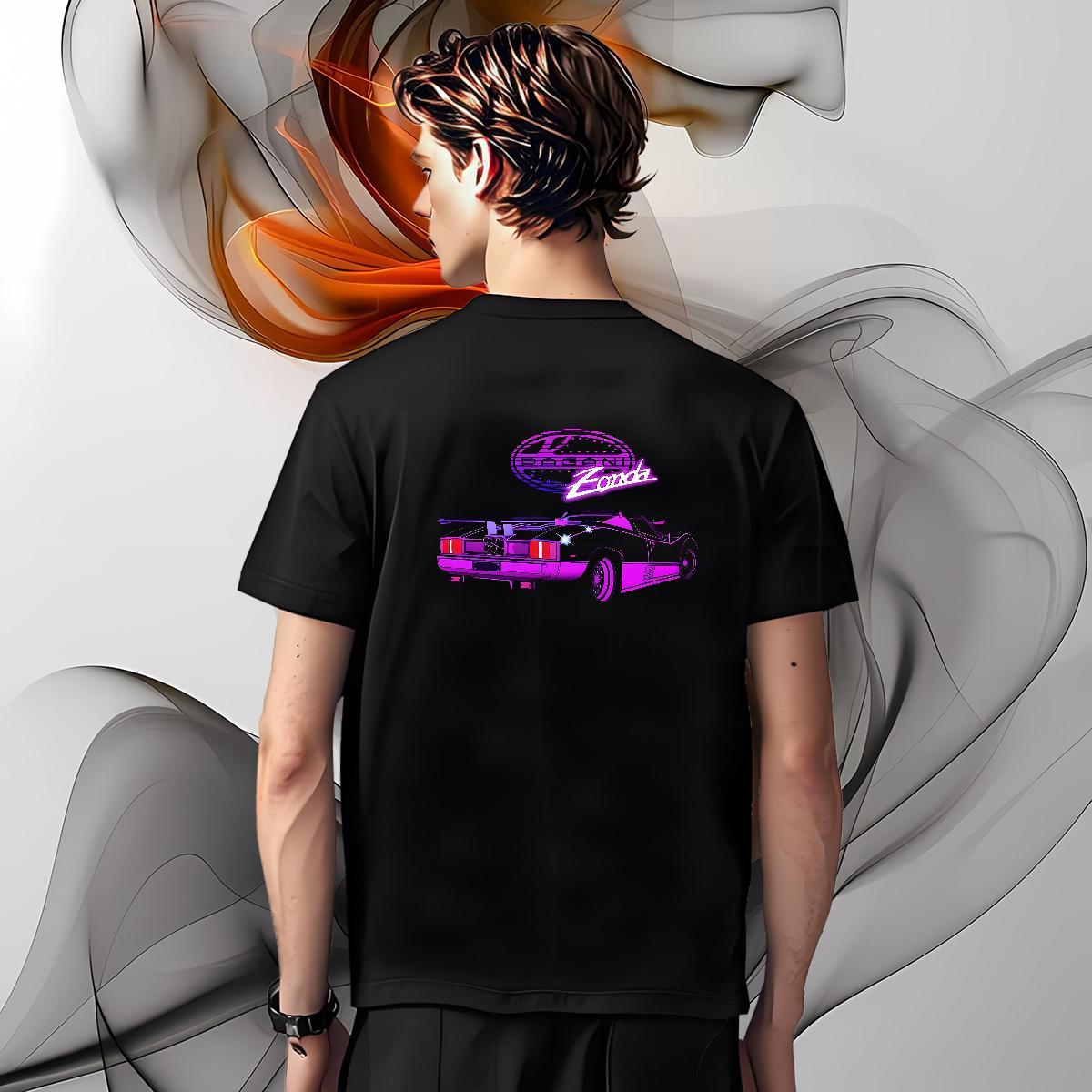 Designer car Mens T Shirts Hip Hop Street Couples T Shirts 100% Cotton 230g Stylist Breathable Short Sleeve Oversized Tees Shirts